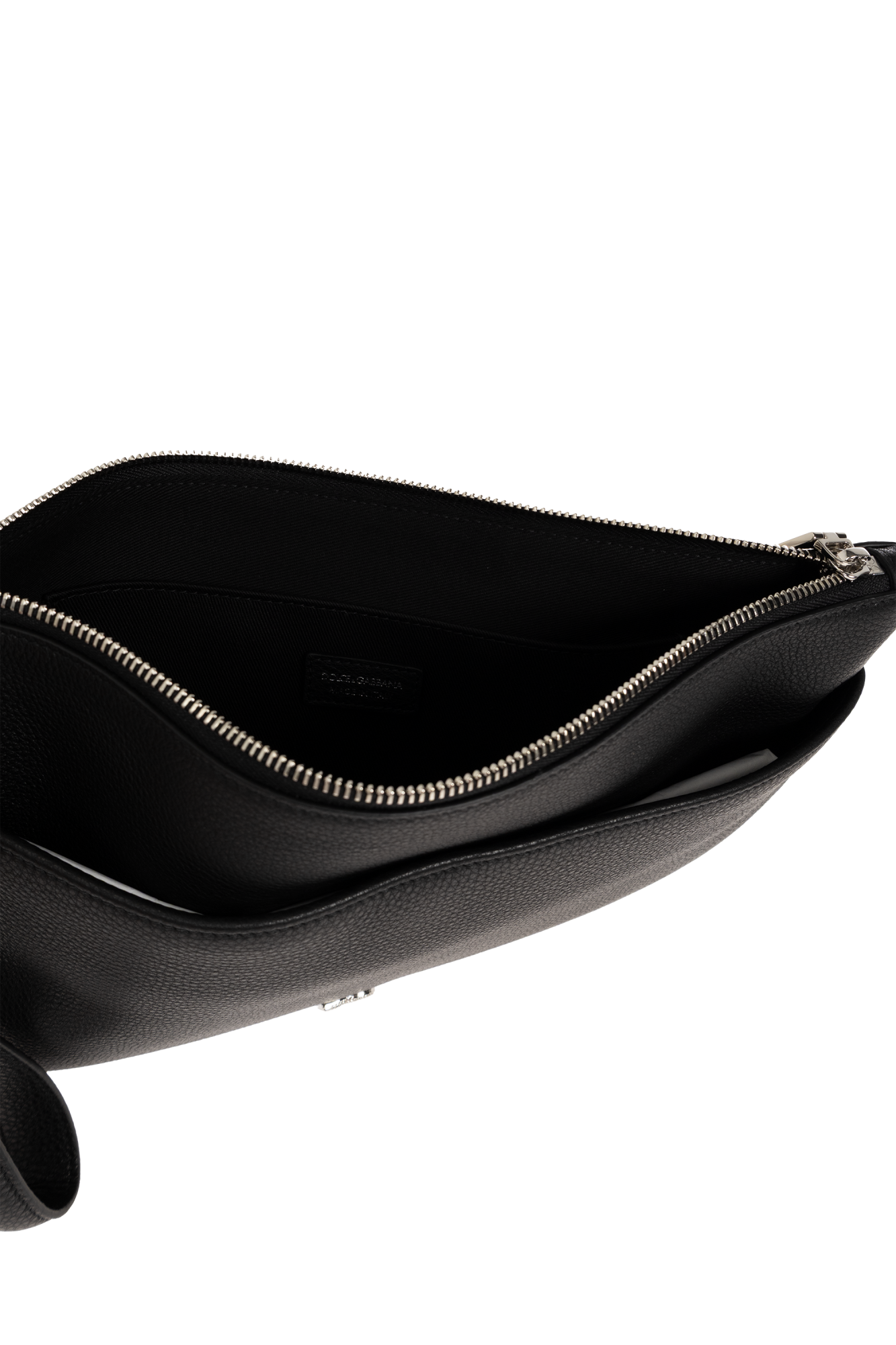 Dolce & Gabbana Leather wristlet pouch | Men's | Vitkac